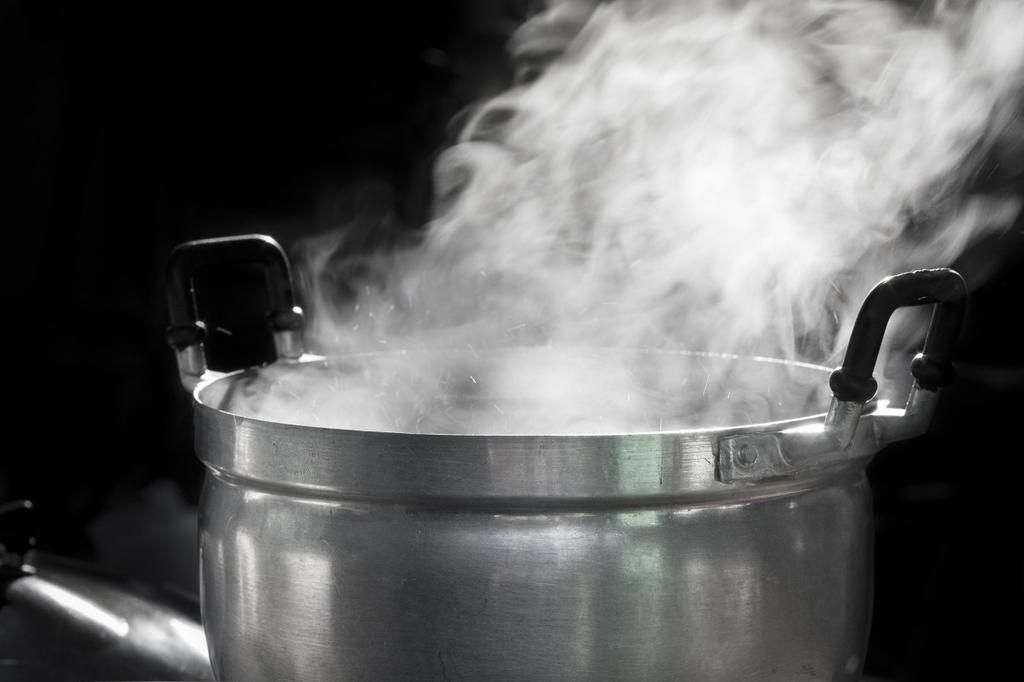 A pot of boiling hot water (New York Post)