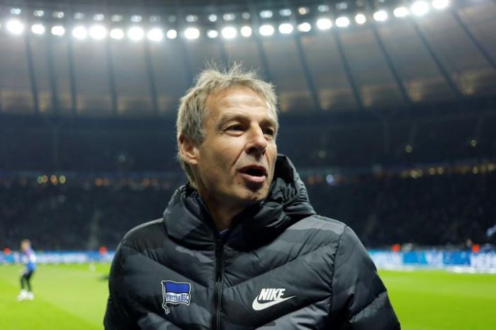 Hertha Berlin coach Jurgen Klinsmann hopes his resurgent side can shock defending champions Bayern Munich in the capital on Saturday