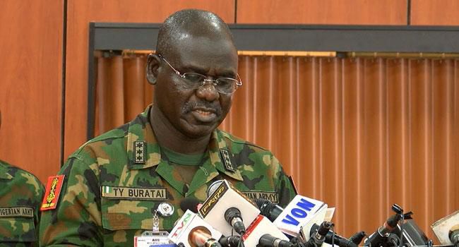 The Chief of Army Staff (COAS), Lt-Gen. Tukur Buratai [News Direct]
