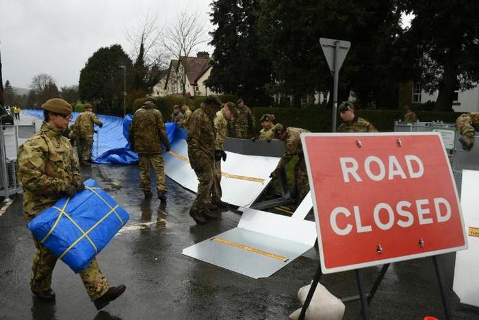 Troops have been deployed in West Yorkshire, northern England, which suffered badly from flooding caused by last weekend's Storm Ciara