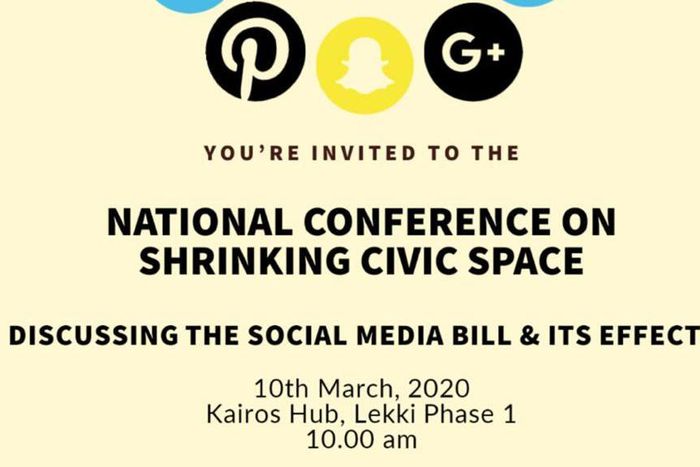 National Conference on Supporting the Civic Space: A campaign against the Social Media Bill