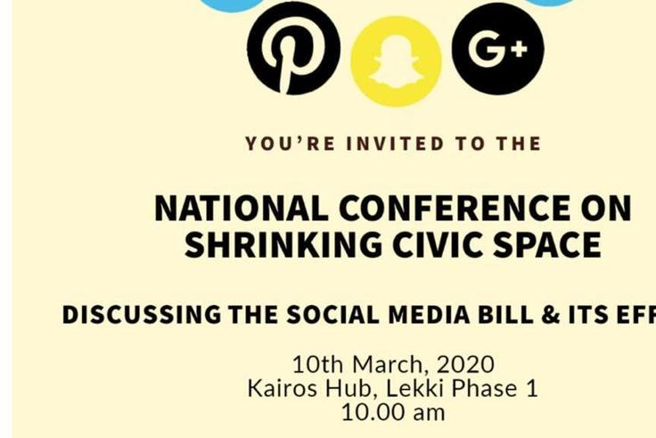 National Conference on Supporting the Civic Space: A campaign against the Social Media Bill