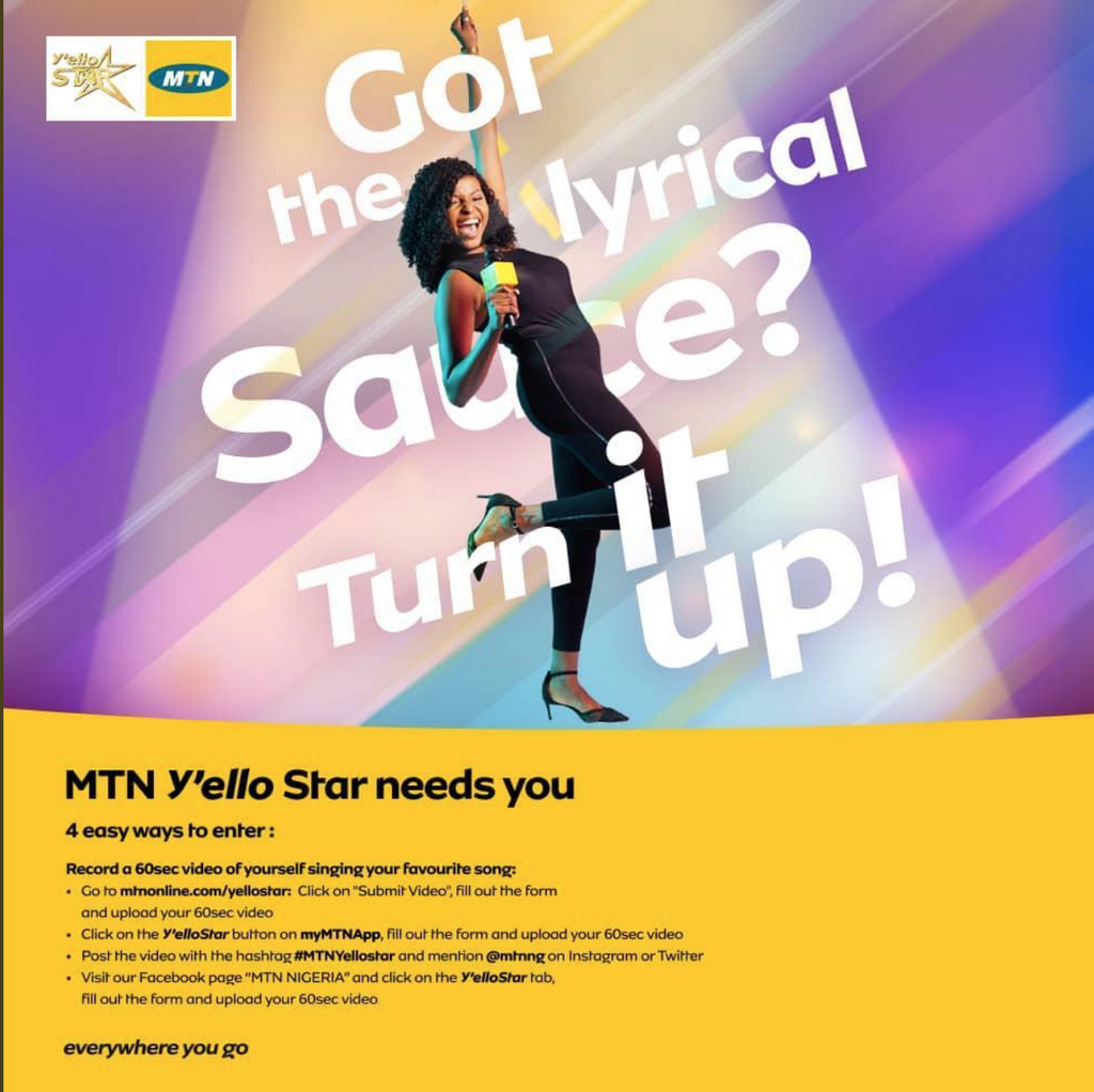 Y’ello Star: How you can become the next Nigerian Music Sensation