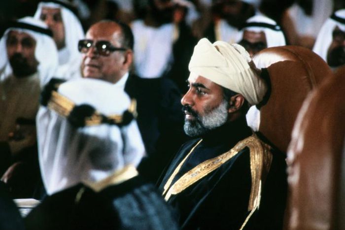 (FILES) In this file photo taken on May 31, 1981 Oman's Sultan Qaboos bin Said (pictured 1981) died January died January 10, 2020 at the age of 79