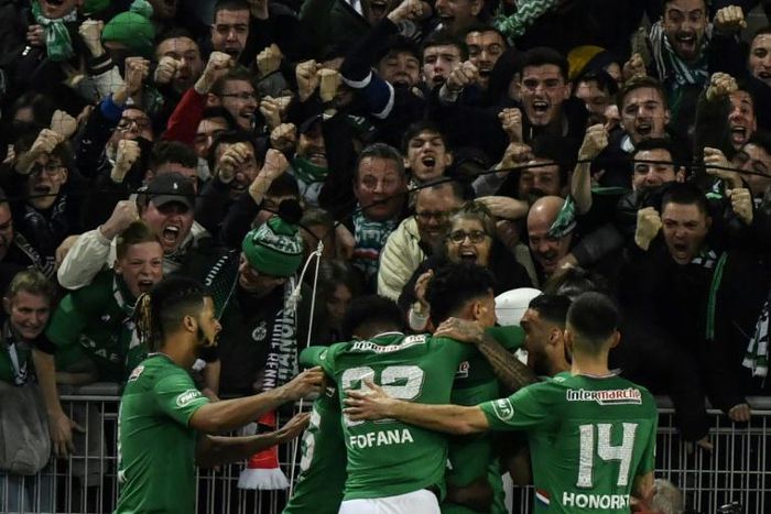Saint-Etienne came from behind to beat Rennes in the French Cup semi-finals