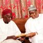 Yahaya Ibrahim Zimit, elder brother to the deceased (left) and Prof. Umar Danbatta, Executive Vice Chairman/CEO, Nigerian Communications Commission (NCC), during the condolence visit led by the EVC to the family of late Mukhtari Zimit, a former NCC Boa...