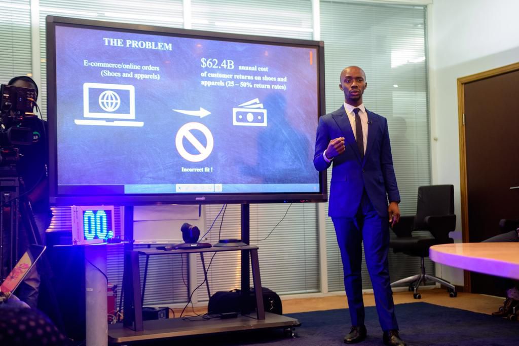 Akinse Fela at the YEDP pitch