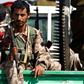 Yemeni Iran-backed Huthi rebels military police parade in the streets of the capital Sanaa in January