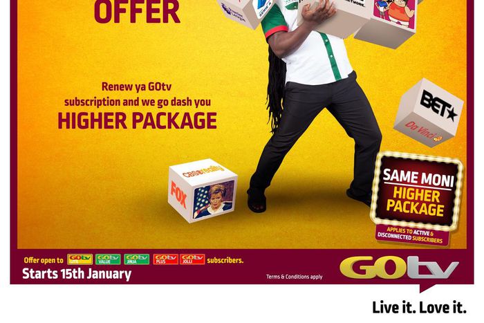 With GOtv, you are in for a love experience like never before