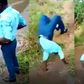 How a smartly dressed man chose to cross a river to avoid staining his nicely polished shoes (video)