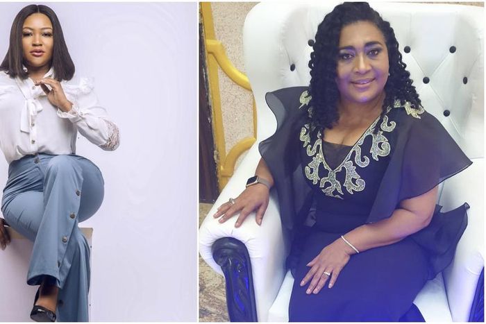 Nollywood actress Uche Elendu tackles Hilda Dokubo over coronavirus post [Instagram/UcheElendu] [Instagram/HildaDokubo]