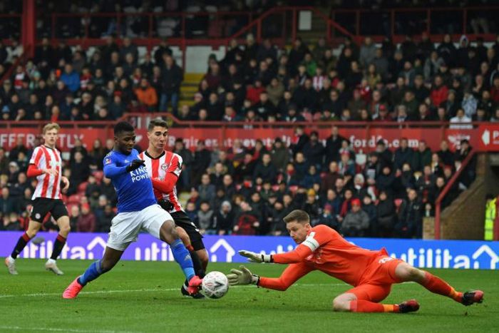 Leicester's Kelechi Iheanacho sealed their FA Cup win at Brentford