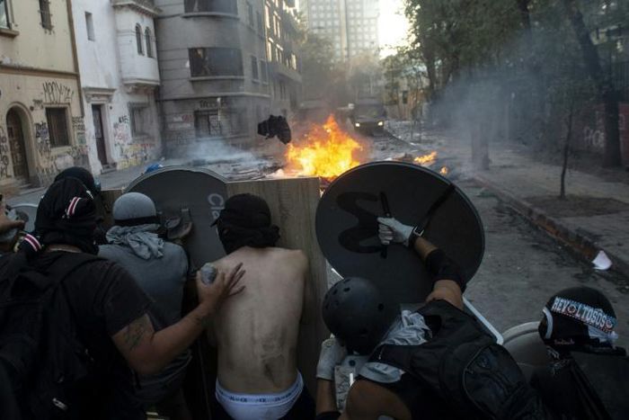 More than 30 people have died since protests began in Chile last October