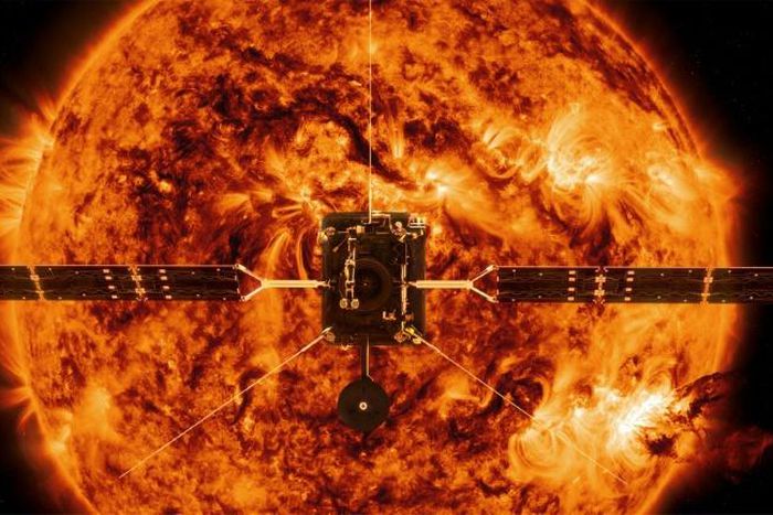 This handout illustration image provided by NASA  shows the Solar Orbiter, which, in collaboration with the European Space Agency, was set to be launched late February 9, 2020 on a mission to study the Sun's polar regions and magnetic environment