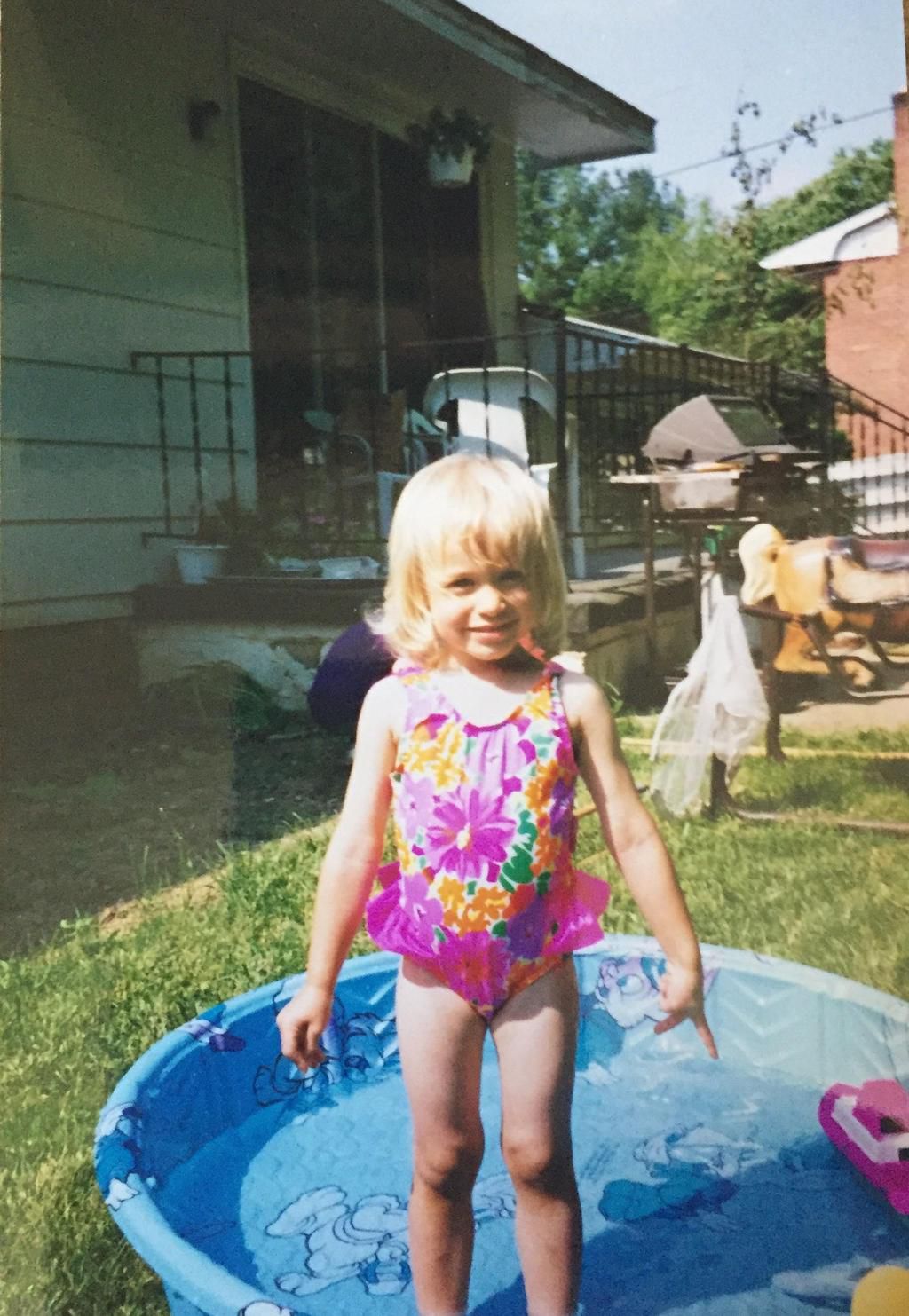 Lauren in the 90s, around the time of her first lichen sclerosus diagnosis.
