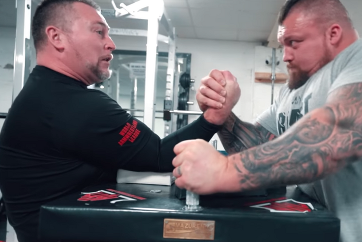 Eddie Hall Is Training for an Arm Wrestling Match