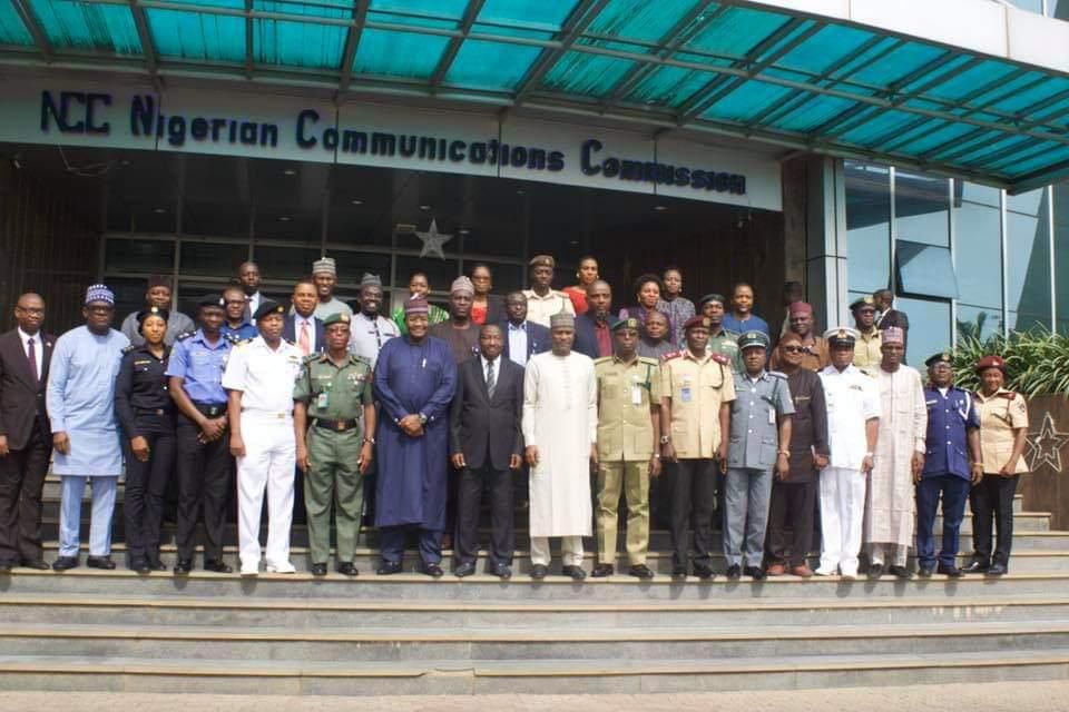 Group picture of officials of the NCC and FOSSRA officials at the event.