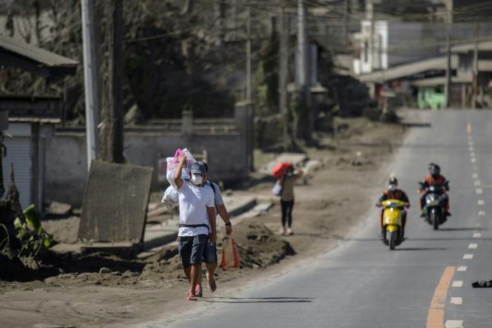 Authorities have warned that the volcano, which is one of the country's most active, could let loose a powerful eruption within 'hours or days'