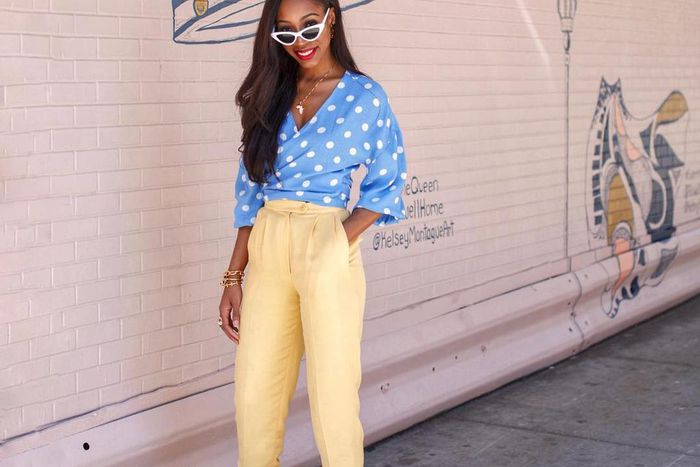 Chinyere Adogu stuns in polka dot [Instagram: the_real_chi]