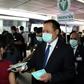 Health Minister Anutin Charnvirakul (R) suggested 'Western' tourists not wearing face masks should be kicked out of the county