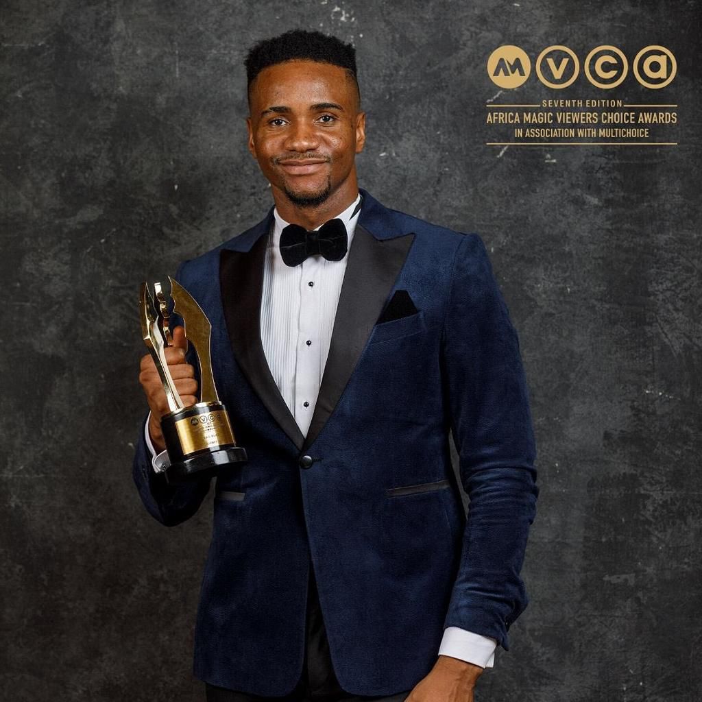 Jide (Swanky JKA) Kene won the Trail Blazer category [Instagram/ Africamagic]