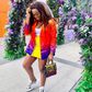 Ways to rock bright-colored blazers [Instagram: Ozinna]