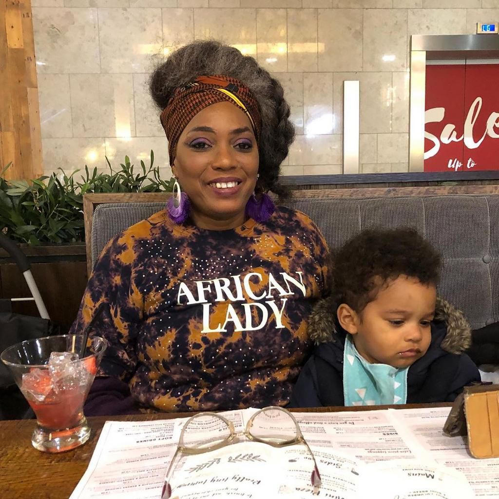 Yeni Kuti's daughter, Rolari, gave birth to her first child back in 2018. The news of the arrival of the baby was announced on the official handle of the Afrikan Shrine. [Instagram/YeniKuti]