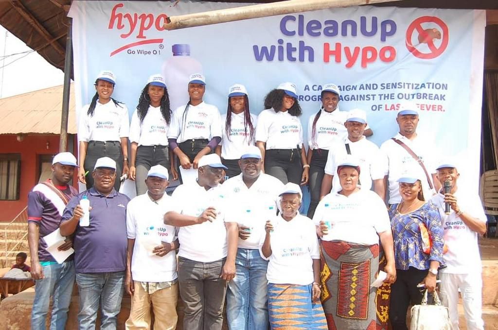 Hypo Sanitization Campaign against LASSA Fever in Ekpoma Market, Benin, Edo State