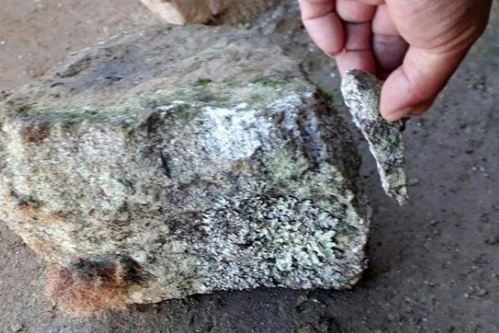 A stone block that fell from a wall in Machu Picchu's Temple of the Sun was chipped after hitting the ground, officials say