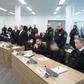 The defendants of the so-called "Revolution Chemnitz" group sit in the courtroom in Dresden, eastern Germany, on September 30, 2019, the first day of the trial of the neo-Nazi "terrorist" cell accused of plotting violent political upheaval in Germany