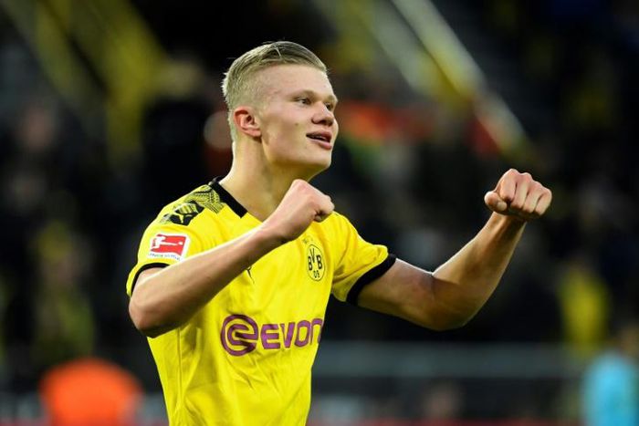 Dortmund's teenage Norwegian forward Erling Braut Haaland became the first player to score a hat-trick on his Bundesliga debut last month