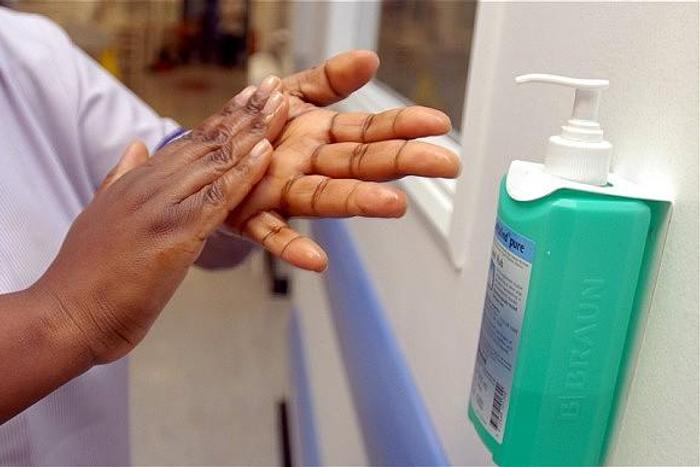 Hand sanitiser (The Telegraph)