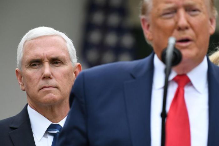 Vice President Mike Pence is coming out from President Donald Trump's shadow during the coronavirus crisis