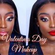 Valentine's Day makeup