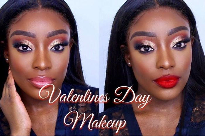 Valentine's Day makeup