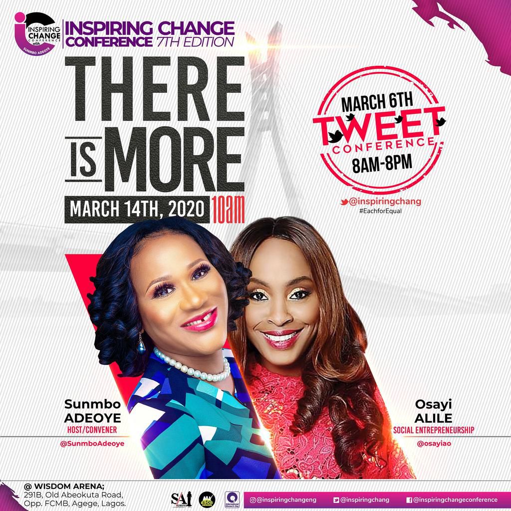 What to expect at the upcoming most anticipated inspiring change Twitter Conference 2020; panelists unveiled