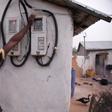 Pre-paid meters are installed on homes in Takpapieni -- householders buy credit to access electricity from the mini-grid