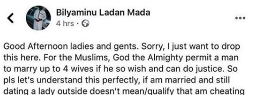 “God forbids wife to check husband’s phone but allows husband to search wife’s phone” – Soldier preaches