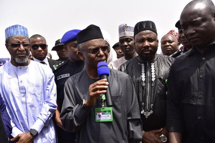 Governor Nasir El-Rufai has said that his government won’t negotiate with bandits as they massacred fifty people in the state on Sunday, March 1, 2020. [Twitter/@GovKaduna]