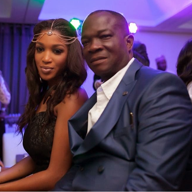 She was once married to billionaire businessman, Sunny Aku. The two got married in 2014. They held a lavish wedding in Lagos, at the Sky Terrance Hall.  [NigeriaMonitor]