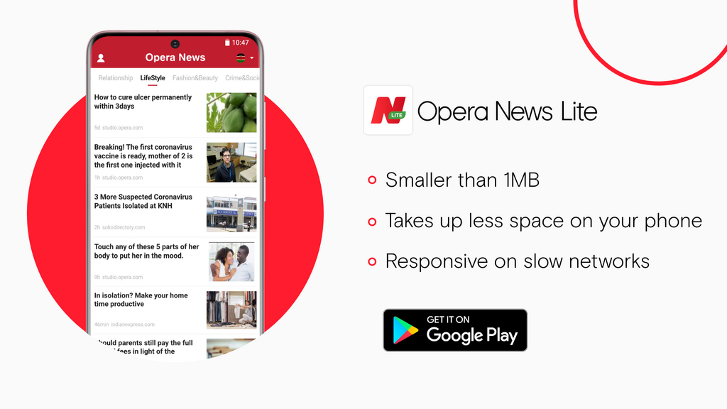 Opera introduces Opera News Lite