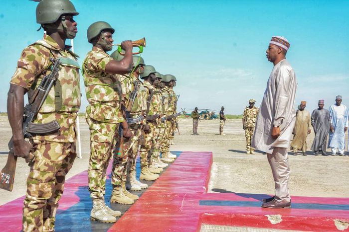 Borno state governor, Babagana Umara Zulum. [Twitter/@ProfZulum]