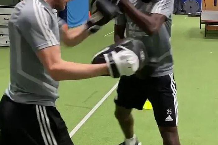 Wilfred Ndidi and Jamie Vardy (Instagram/Jamie Vardy)