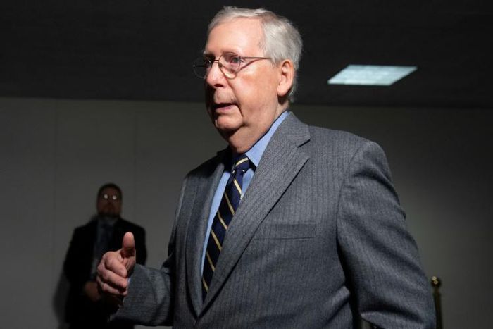 Senate Majority Leader Mitch McConnell hailed the massive 'wartime level of investment into our nation'