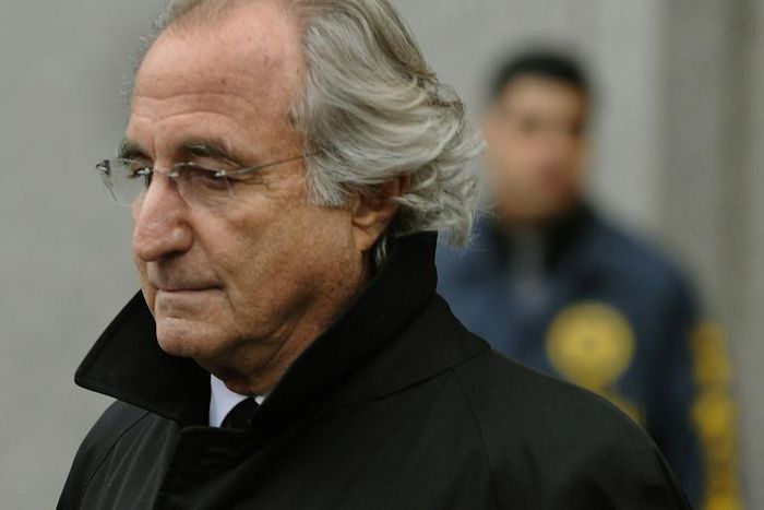 The Ponzi scheme of Bernie Madoff, pictured in 2009, was revealed during the 2008 financial crisis and resulted in many investors losing their savings