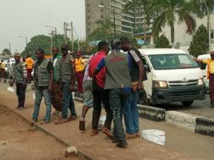 A picture of Clean-Up Operations in Lagos (NAN)