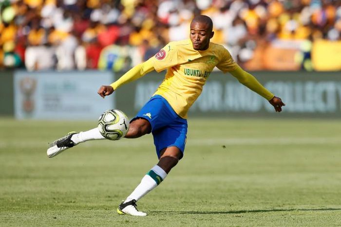 Thapelo Morena opened the scoring for Mamelodi Sundowns in a 2-1 CAF Champions League victory over USM Alger