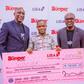 L-R: Group Head, Retail Banking, United Bank for Africa(UBA) Plc, Jude Anele; A winner in the UBA Bumper Account Promo,  Amos Wisdom; and Head Brand Management, UBA Plc, Lashe Osoba. during the launch of UBA Bumper Account and the 1st Draw of the UBA ...