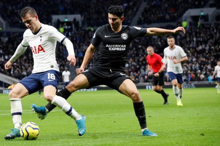 Giovani Lo Celso (L) was on target for Tottenham in their FA Cup win against Middlesbrough