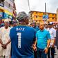 Gov Sanwo-Olu during a tour of communities in Lagos Island for first hand assessment of roads, drainage and other infrastructural facilities in line with plans for urban regeneration and renewal, January 11, 2019 (Lagos govt)